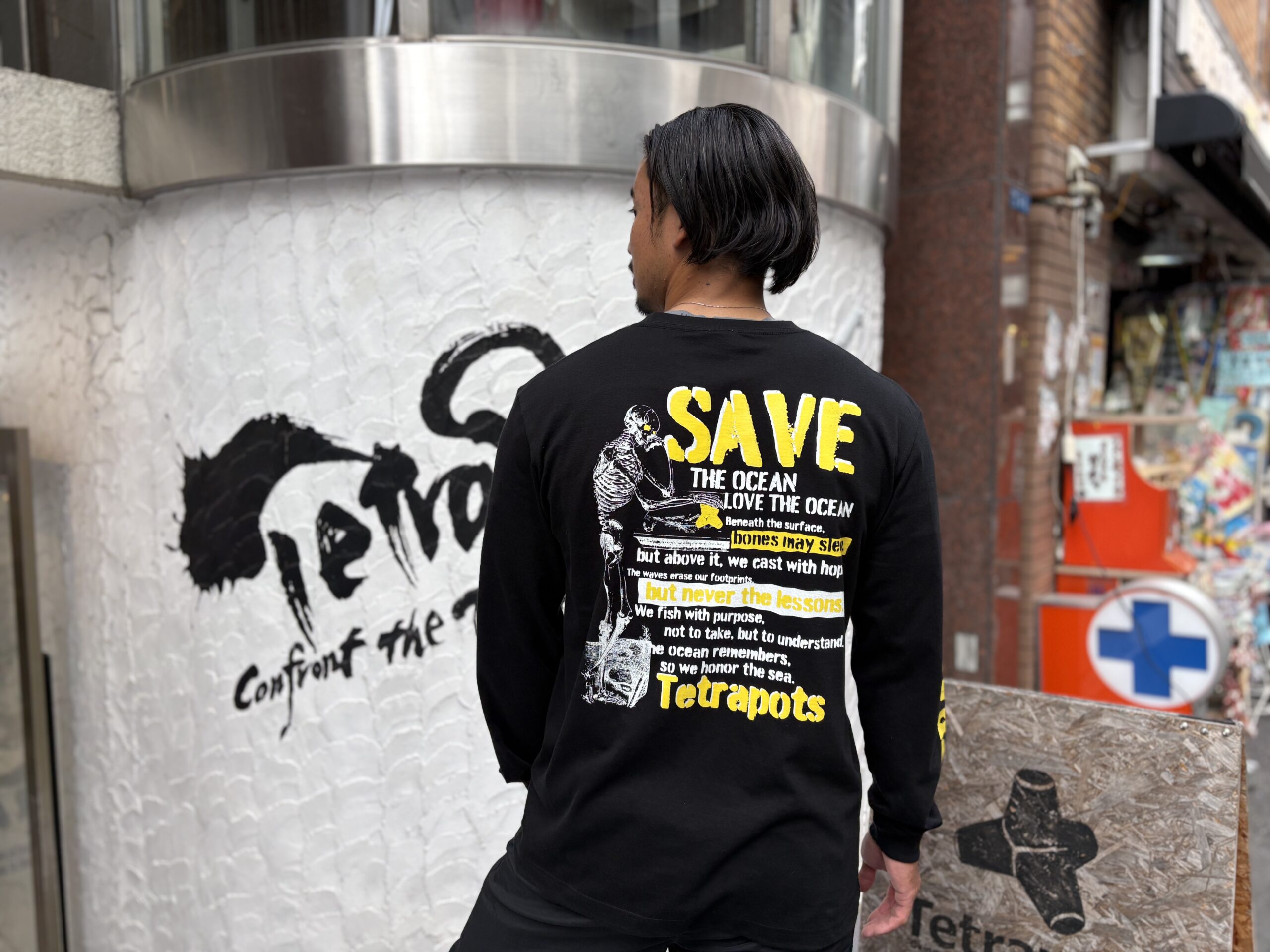 テトラポッツ　釣りガールコラボTシャツ　2枚セット【M】 テトラポッツコラボTシャツ受注開始！ | シーフロアコントロール